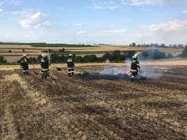 Flurbrand mit 5 Feuerwehren aus 3 Bezirken
