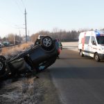 2017-02-15 Fahrzeugüberschlag im Stadtgebiet Hollabrunn (NÖ/Bez. HL)