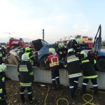 2018-09-23 Feuerwehren üben Massencrash