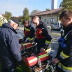 Ausbildungsprüfung Löscheinsatz in Großmeiseldorf