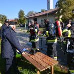 Ausbildungsprüfung Löscheinsatz in Großmeiseldorf