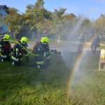 Ausbildungsprüfung Löscheinsatz in Großmeiseldorf