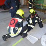 Ausbildungsprüfung Löscheinsatz in Großmeiseldorf