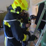 Ausbildungsprüfung Löscheinsatz in Großmeiseldorf