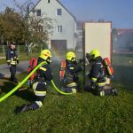 Ausbildungsprüfung Löscheinsatz in Großmeiseldorf