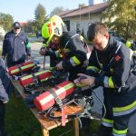 Ausbildungsprüfung Löscheinsatz in Großmeiseldorf