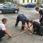 Bezirksübergreifende "Heißübung" in Stettenhof