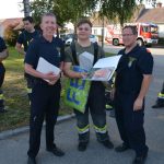 Ehrung der Waldbrandgruppe durch das BFK Hollabrunn
