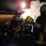 Fahrzeugbrand zwischen Unterdürnbach und Minichhofen