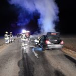 Fahrzeugbrand zwischen Unterdürnbach und Minichhofen