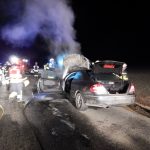 Fahrzeugbrand zwischen Unterdürnbach und Minichhofen