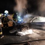 Fahrzeugbrand zwischen Unterdürnbach und Minichhofen