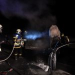 Fahrzeugbrand zwischen Unterdürnbach und Minichhofen