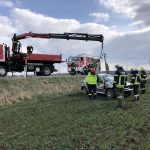 PKW-Unfall bei Unfahrung Maissau
