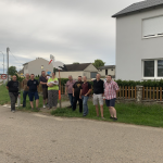 Storchaufstellen bei Unterabschnittskommandant HBI Harald Dall