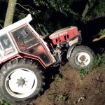 Traktorabsturz Nähe Ebersbrunn