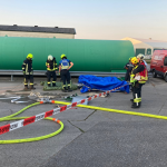 Übung der Schadstoffgruppe des AFK Hollabrunn