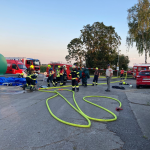 Übung der Schadstoffgruppe des AFK Hollabrunn