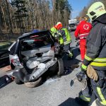 Verkehrsunfall Klein-LKW & Mopedauto