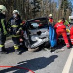 Verkehrsunfall Klein-LKW & Mopedauto
