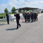 Weiße Fahne für den Bezirk Hollabrunn bei der Feuerwehrmatura