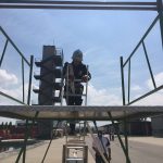 Weiße Fahne für den Bezirk Hollabrunn bei der Feuerwehrmatura