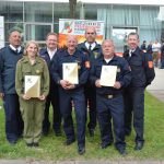 Weiße Fahne für den Bezirk Hollabrunn bei der Feuerwehrmatura