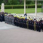 Weiße Fahne für den Bezirk Hollabrunn bei der Feuerwehrmatura