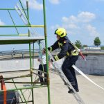 Weiße Fahne für den Bezirk Hollabrunn bei der Feuerwehrmatura