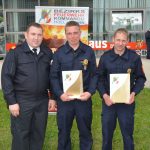 Weiße Fahne für den Bezirk Hollabrunn bei der Feuerwehrmatura