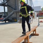 Weiße Fahne für den Bezirk Hollabrunn bei der Feuerwehrmatura