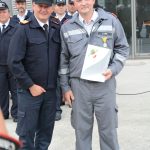 Weiße Fahne für den Bezirk Hollabrunn bei der Feuerwehrmatura