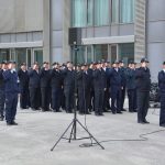 Weiße Fahne für den Bezirk Hollabrunn bei der Feuerwehrmatura