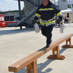 Weiße Fahne für den Bezirk Hollabrunn bei der Feuerwehrmatura