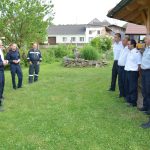 Weiße Fahne für den Bezirk Hollabrunn bei der Feuerwehrmatura