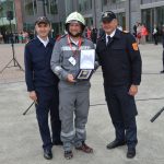 Weiße Fahne für den Bezirk Hollabrunn bei der Feuerwehrmatura
