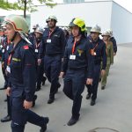 Weiße Fahne für den Bezirk Hollabrunn bei der Feuerwehrmatura