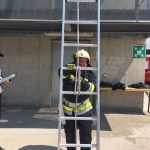 Weiße Fahne für den Bezirk Hollabrunn bei der Feuerwehrmatura