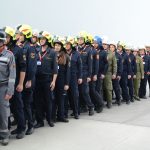 Weiße Fahne für den Bezirk Hollabrunn bei der Feuerwehrmatura