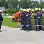 Weiße Fahne für den Bezirk Hollabrunn bei der Feuerwehrmatura