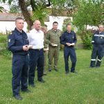 Weiße Fahne für den Bezirk Hollabrunn bei der Feuerwehrmatura