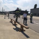 Weiße Fahne für den Bezirk Hollabrunn bei der Feuerwehrmatura