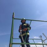 Weiße Fahne für den Bezirk Hollabrunn bei der Feuerwehrmatura