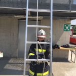 Weiße Fahne für den Bezirk Hollabrunn bei der Feuerwehrmatura