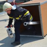 Weiße Fahne für den Bezirk Hollabrunn bei der Feuerwehrmatura