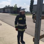 Weiße Fahne für den Bezirk Hollabrunn bei der Feuerwehrmatura
