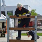 Weiße Fahne für den Bezirk Hollabrunn bei der Feuerwehrmatura