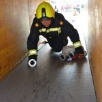 Weiße Fahne für den Bezirk Hollabrunn bei der Feuerwehrmatura