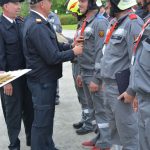 Weiße Fahne für den Bezirk Hollabrunn bei der Feuerwehrmatura