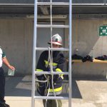 Weiße Fahne für den Bezirk Hollabrunn bei der Feuerwehrmatura